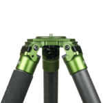 A tripod with three legs and two feet.