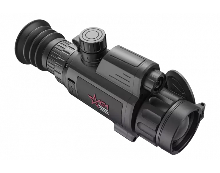 A night vision scope is shown with the light on.