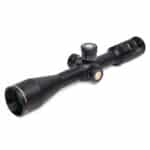 A rifle scope with two different types of optics.