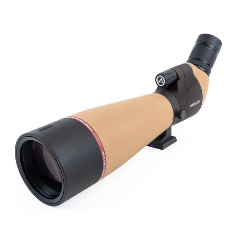 A picture of an outdoor telescope with its lens open.