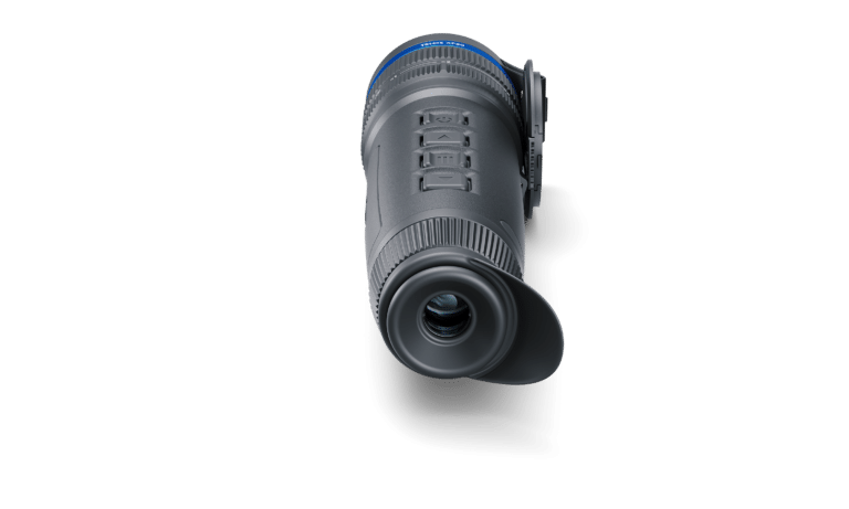 A picture of an object with the camera on.