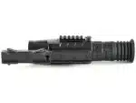 A close up of an ar-1 5 style rifle