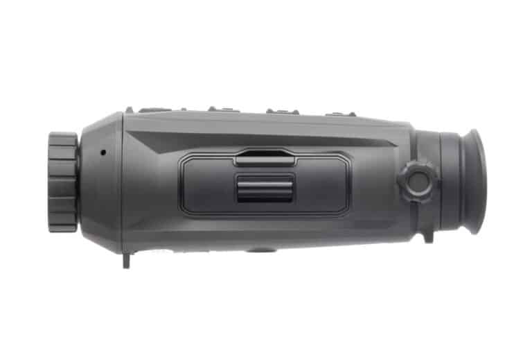 A close up of the side of an electric drill.
