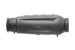 A black and silver catalytic converter is shown.