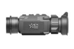 A close up of the front of an agm thor thermal imaging monocular