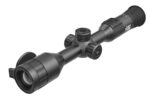 A rifle scope with two different types of optics.