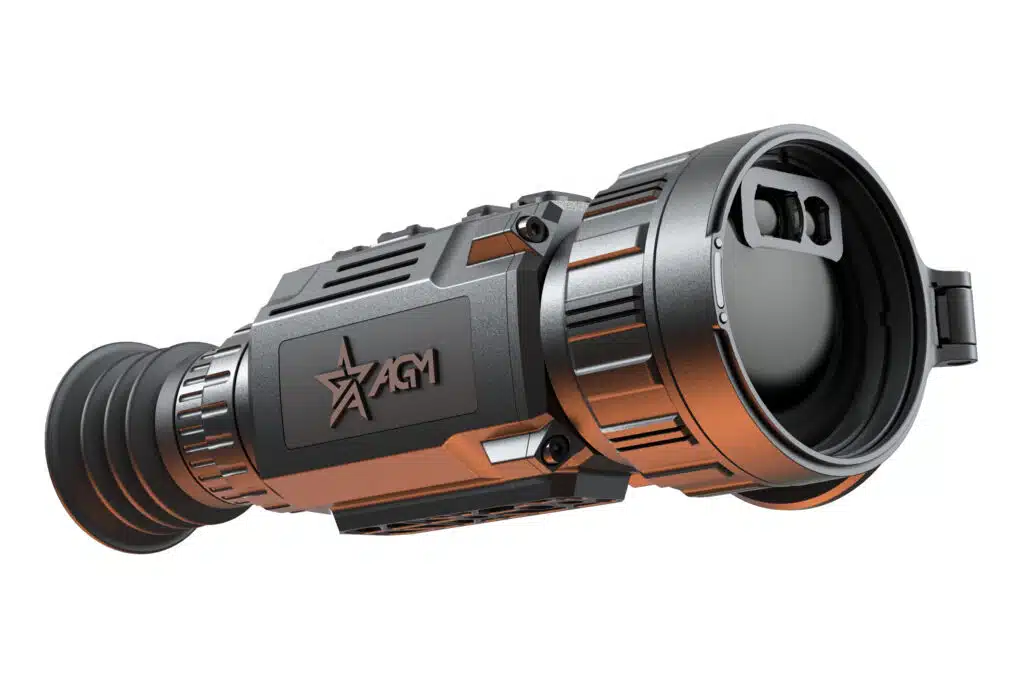 A close up of the side of an ar scope