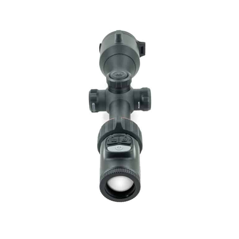 A scope that is on top of a white background.