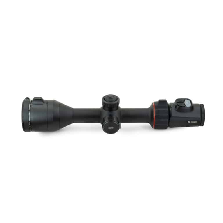 A black scope with two arms and one arm