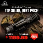 DNT Optics HS325 Hydra 384 25mm Multi-Function Thermal Scope – Standalone, Clip-On & Handheld