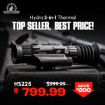 DNT Optics HS225 Hydra 256 25mm Multi-Function Thermal Scope – Standalone, Clip-On & Handheld