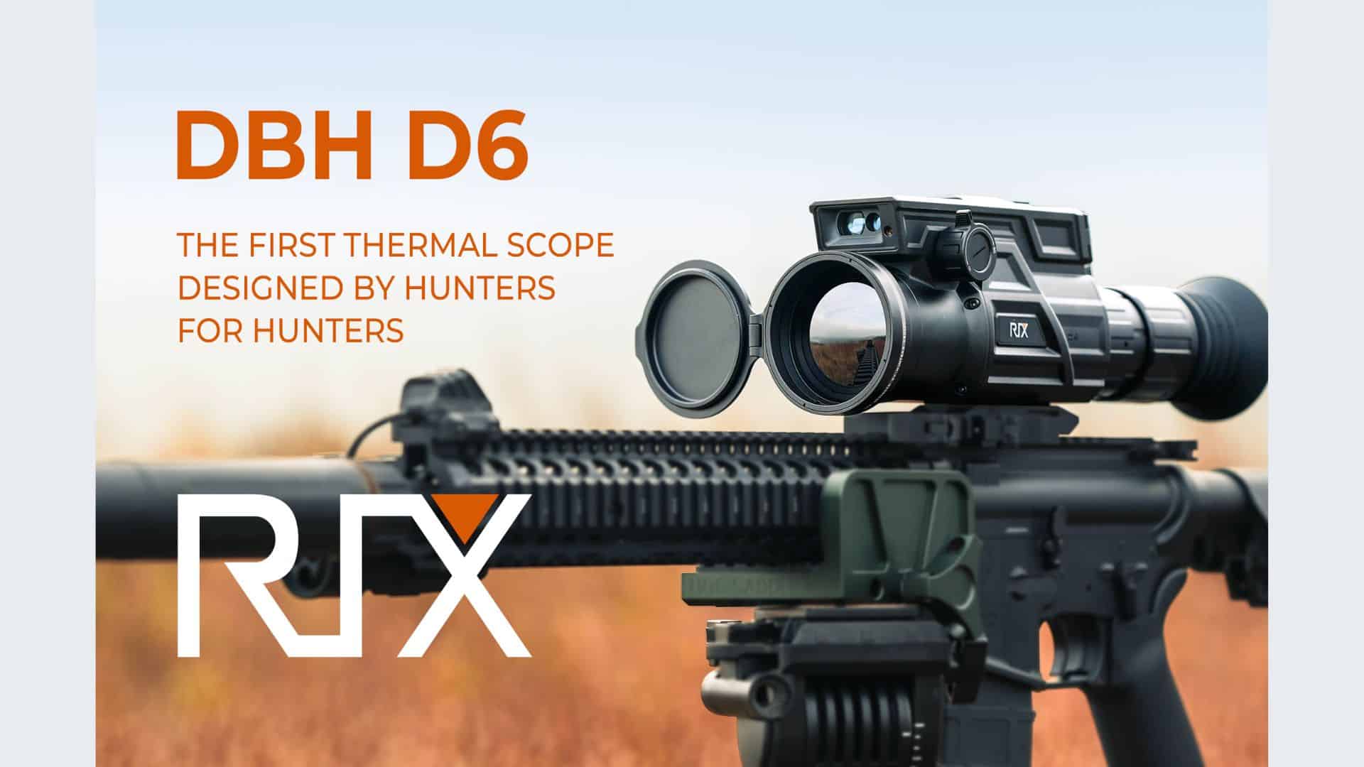 A rifle with an illuminated scope mounted to it's barrel.