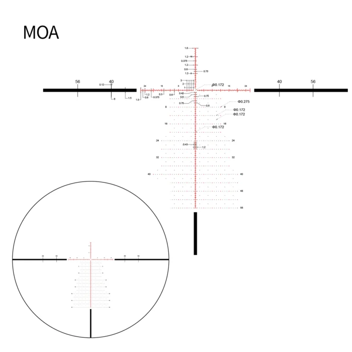 TheOne 7 35X56 FFP Illuminated TOR Zero Stop 34mm Tube TOR MOA2