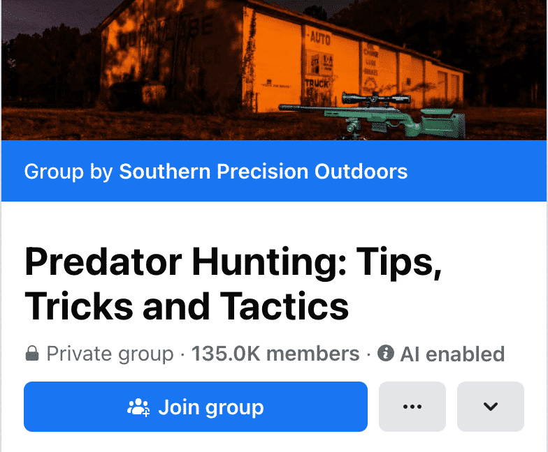 Southern Precision Outdoors Facbook Group