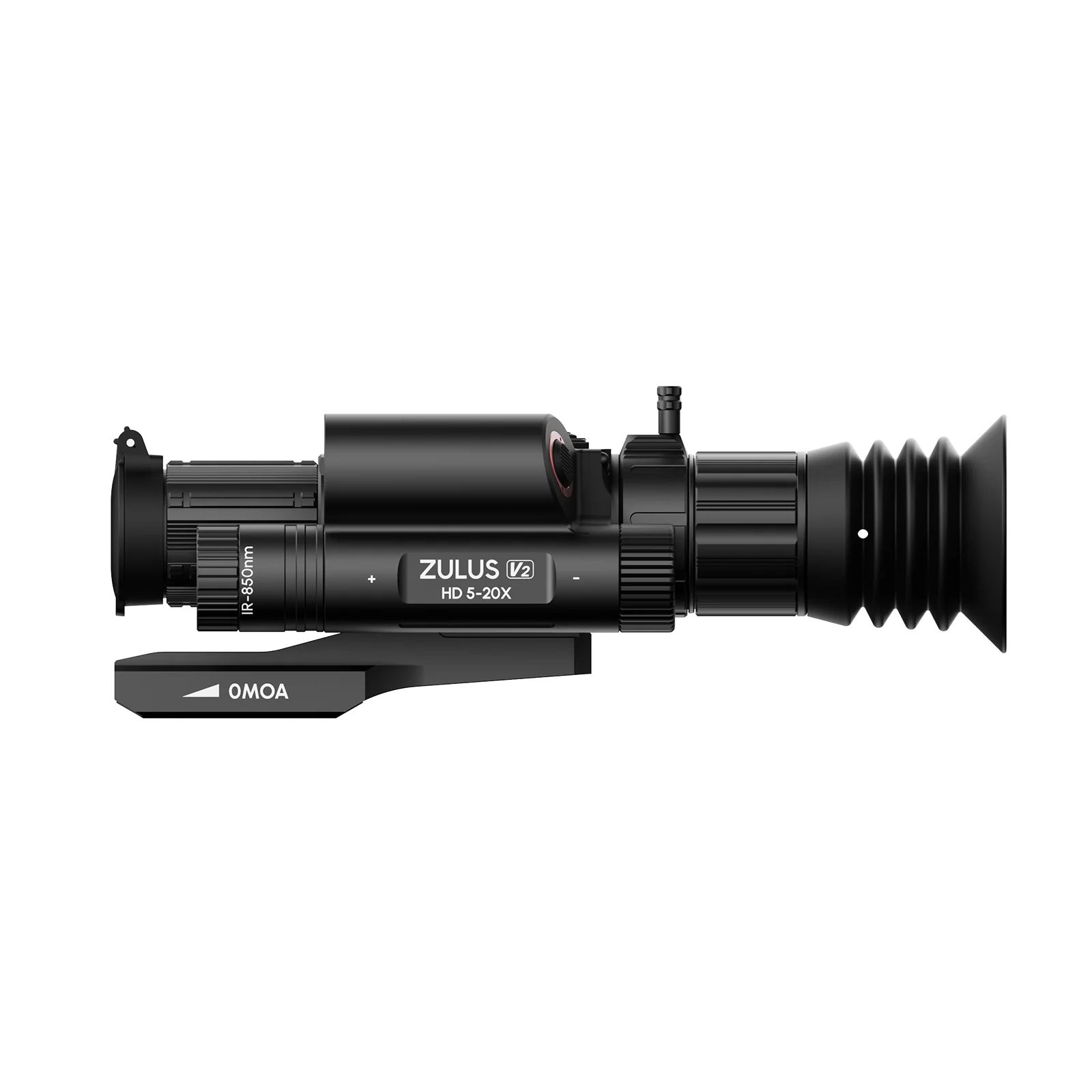 ZHD520R-V2_Front_view-PMS DNT Optics ZULUS HD V2 ZHD520R-V2 5–20× Digital Night Vision Scope with LRF & Ballistics - Image 1